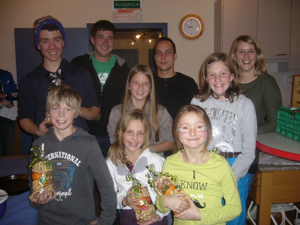 Das Siegerteam des Plauschparcours Siegerteam